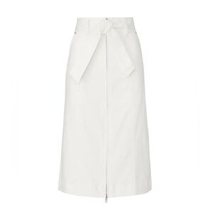 Thakoon x RTR Size 12 White Midi Jean Skirt
